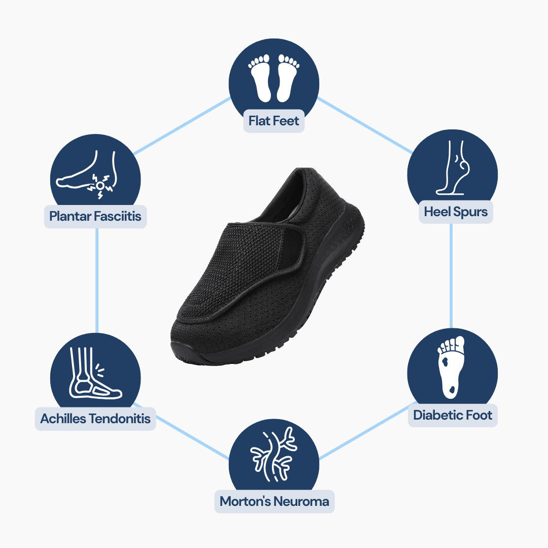 OrthoEase™ shoes with extra-wide fit