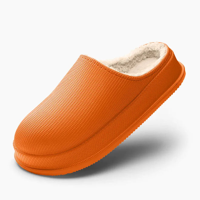 OrthoCushion Slides with Fur - Cloud Slides